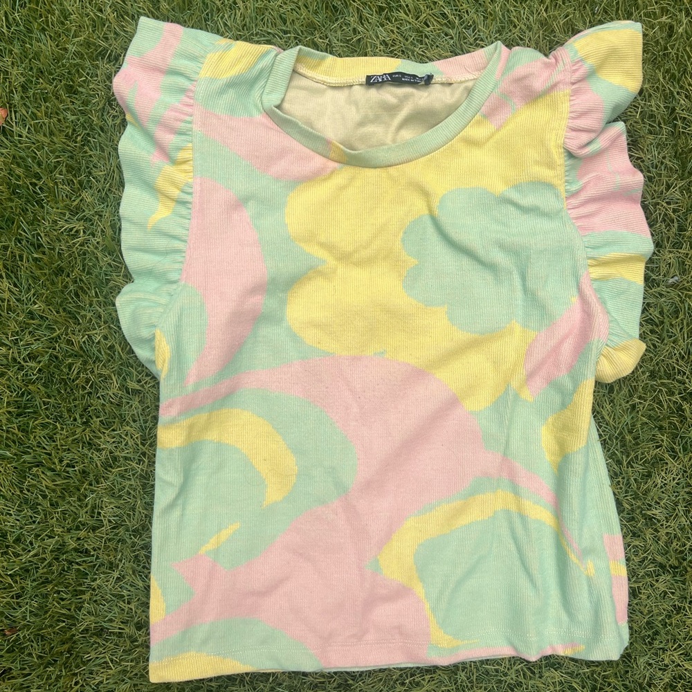 Zara Springtime knit top